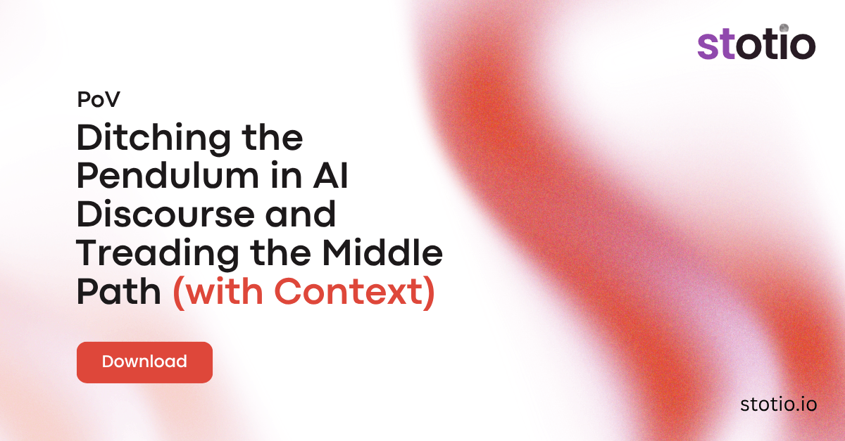 PoV: Ditching the Pendulum in AI Discourse and Treading the Middle Path (with Context)